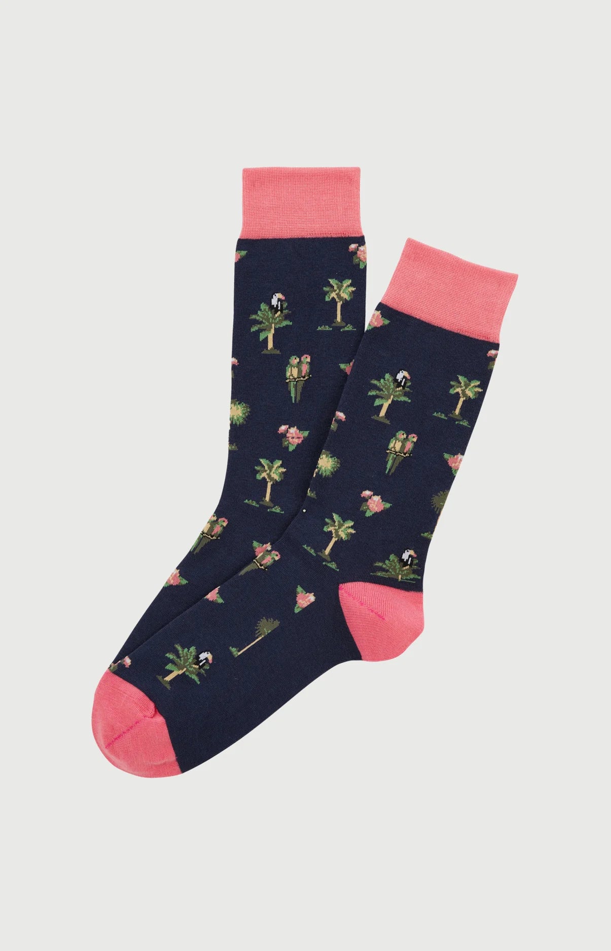 Chaussettes Arthur | perroquet marine | Les dessous de max