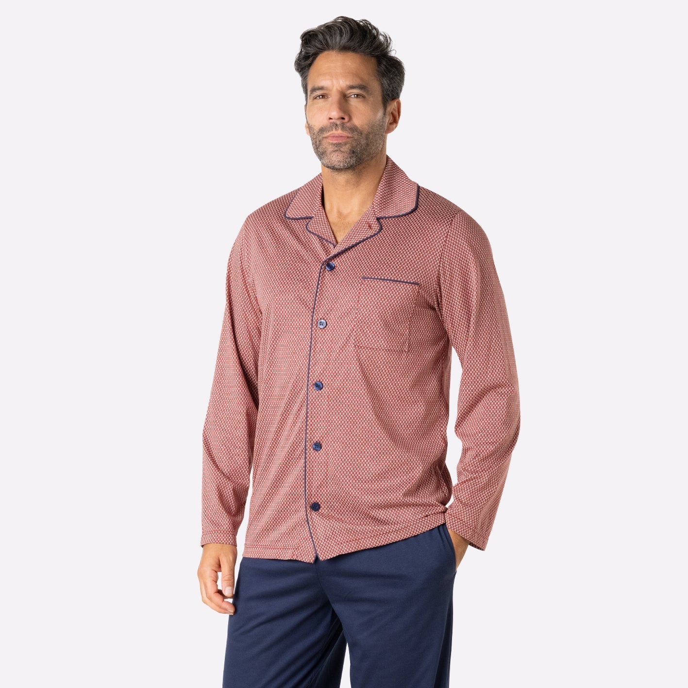 Pyjama long EMINENCE  homme coton confortable | Les Dessous de Max