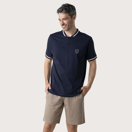 Pyjama court EMINENCE coton confortable | Les Dessous de Max