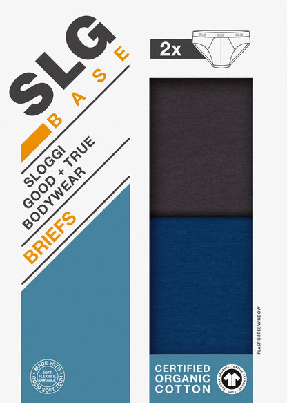 Lot de 2 slips SLOGGI homme coton doux | Les Dessous de Max