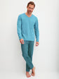 Pyjama long CALIDA homme coton confortable | Les Dessous de Max
