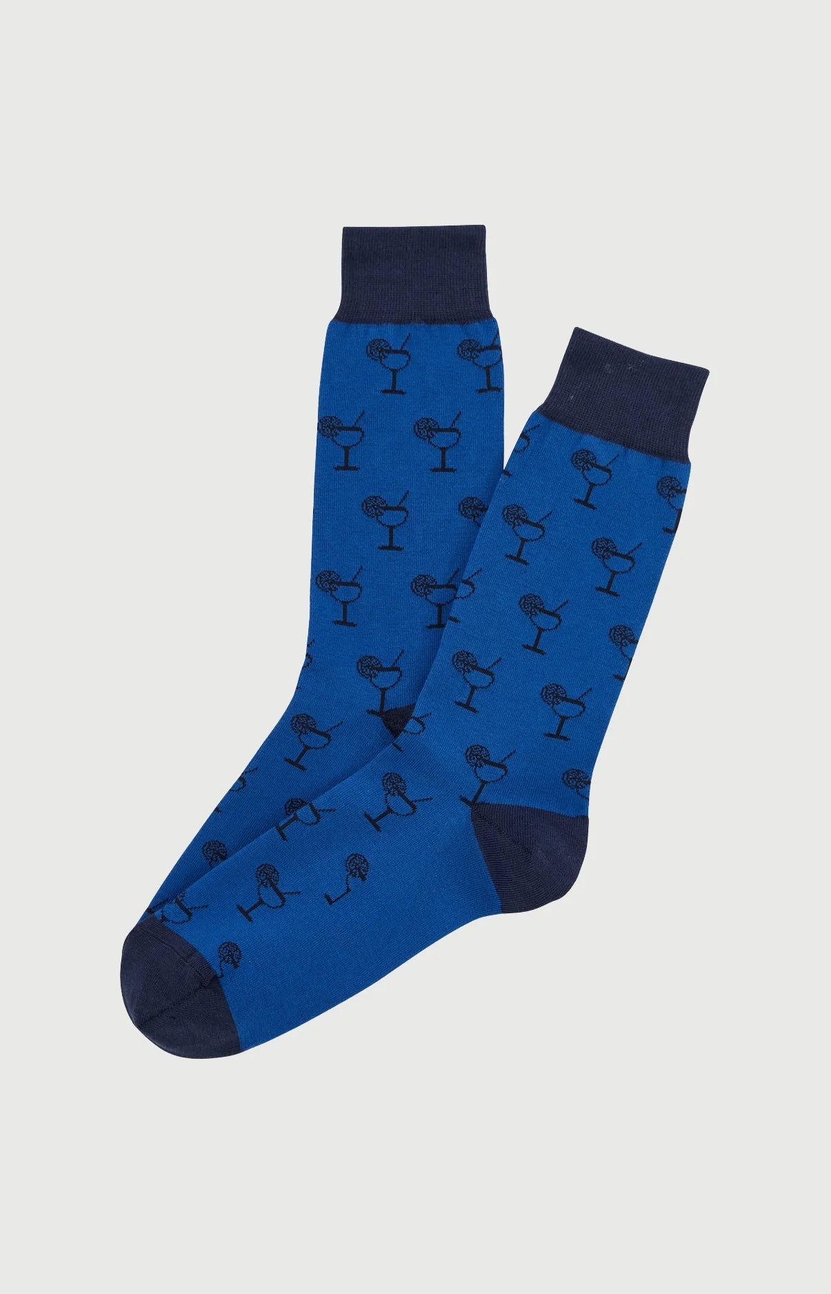 Chaussettes Arthur | apéro bleu | Les dessous de max
