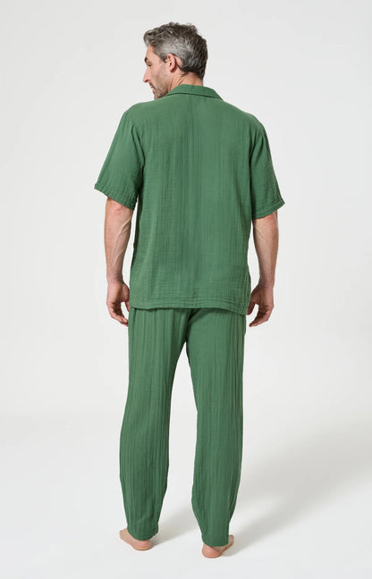 Pyjama long Arthur gaz de coton | Les dessous de max