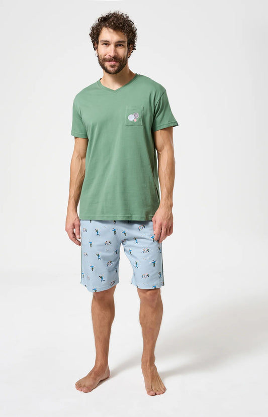 Pyjama court Arthur coton confortable | Les Dessous de Max