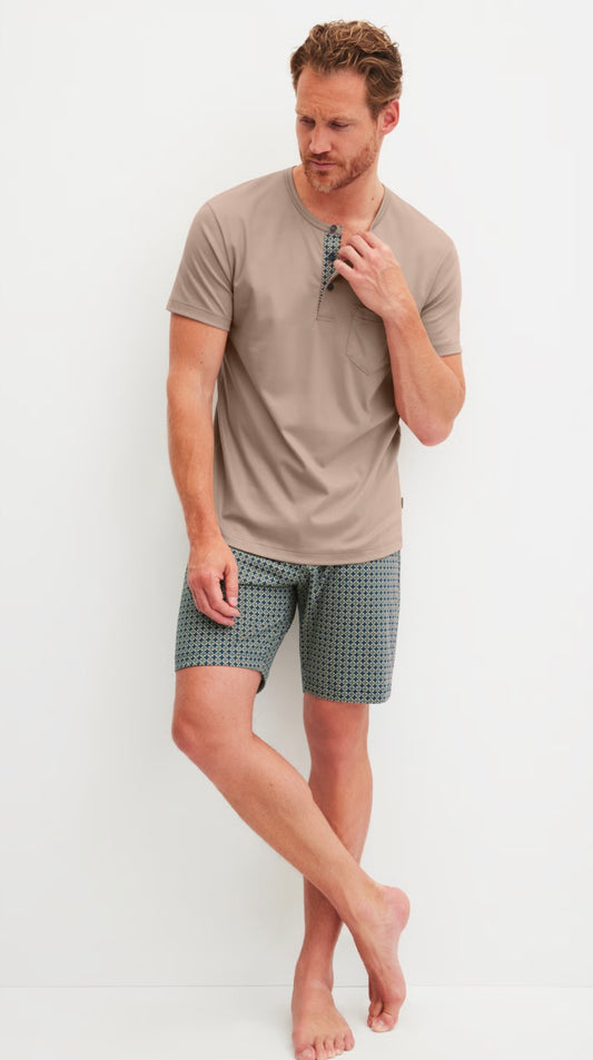 Pyjama court Calida coton confortable | Les Dessous de Max