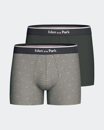 LOT 2 BOXERS EDEN PARK | COTON | LES DESSOUS DE MAX