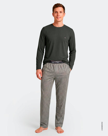PYJAMA LONG EDEN PARK | COTON | LES DESSOUS DE MAX
