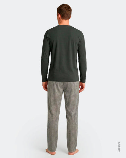 PYJAMA LONG EDEN PARK | COTON | LES DESSOUS DE MAX